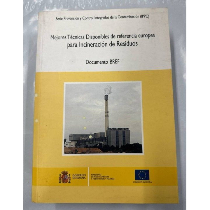 Mejores técnicas disponibles de referencia europea para incineración de residuos